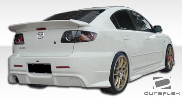 2004-2009 Mazda 3 I-Spec Style Wing Trunk Spoiler - FRP