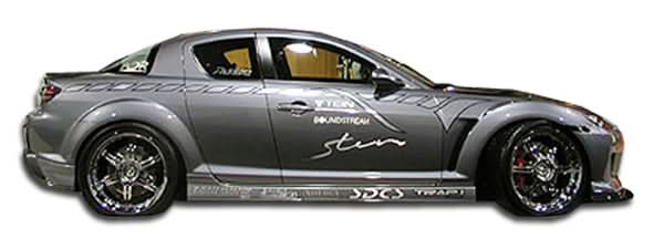 2004-2011 Mazda RX-8 M-1 Speed Style Side Skirts - 2 Piece - FRP