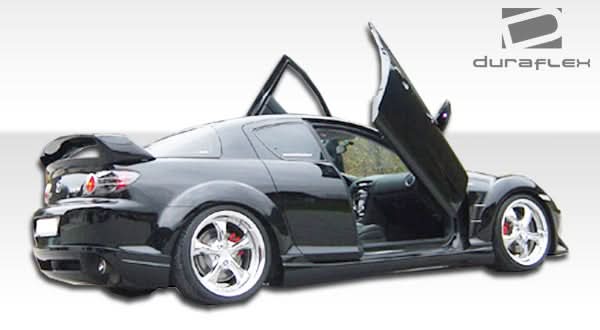 2004-2008 Mazda RX-8 R-Speed Style Rear Lip Spoiler - FRP