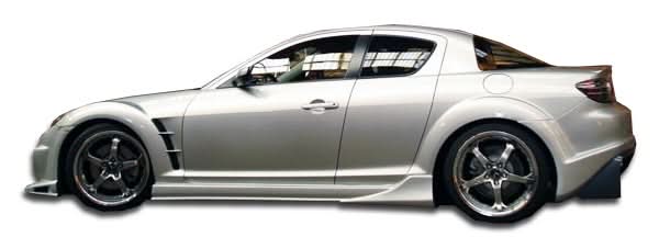 2004-2011 Mazda RX-8 Vader Style Side Skirts Rocker Panels - FRP