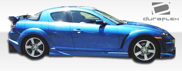 2004-2011 Mazda RX-8 Vader Style Side Skirts Rocker Panels - FRP