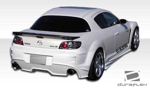 2004-2011 Mazda RX-8 Velocity Style Side Skirts Rocker Panels - FRP