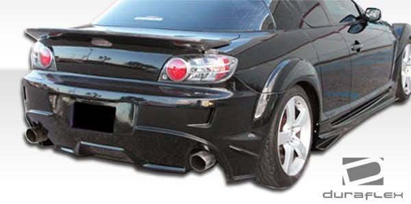2004-2011 Mazda RX-8 Velocity Style Side Skirts Rocker Panels - FRP