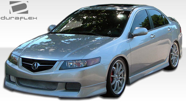 2004-2005 Acura TSX J-Spec Style Front Lip Under Spoiler Air Dam - FRP