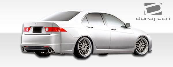 2004-2005 Acura TSX K-1 Style Rear Lip Under Spoiler Air Dam - FRP