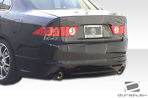 2004-2005 Acura TSX K-1 Style Rear Lip Under Spoiler Air Dam - FRP