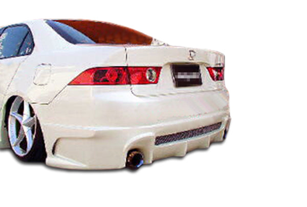 2004-2008 Acura TSX Raven Style Rear Bumper Cover - FRP