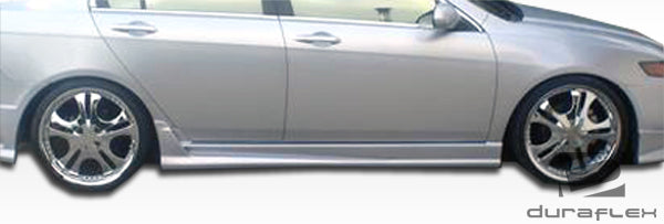 2004-2008 Acura TSX Raven Style Side Skirts Rocker Panels - FRP