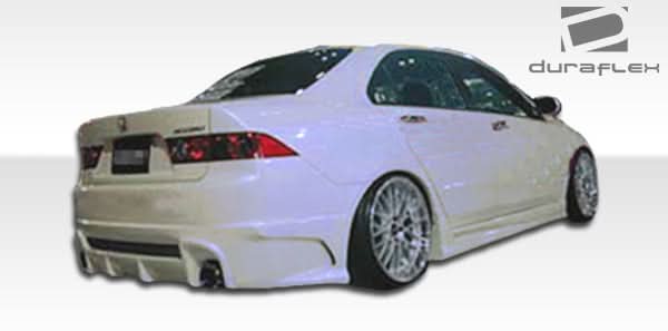 2004-2008 Acura TSX Raven Style Side Skirts Rocker Panels - FRP