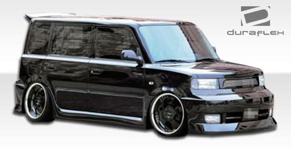2004-2007 Scion xB FAB Style Side Skirts Rocker Panels - 2 Piece - FRP