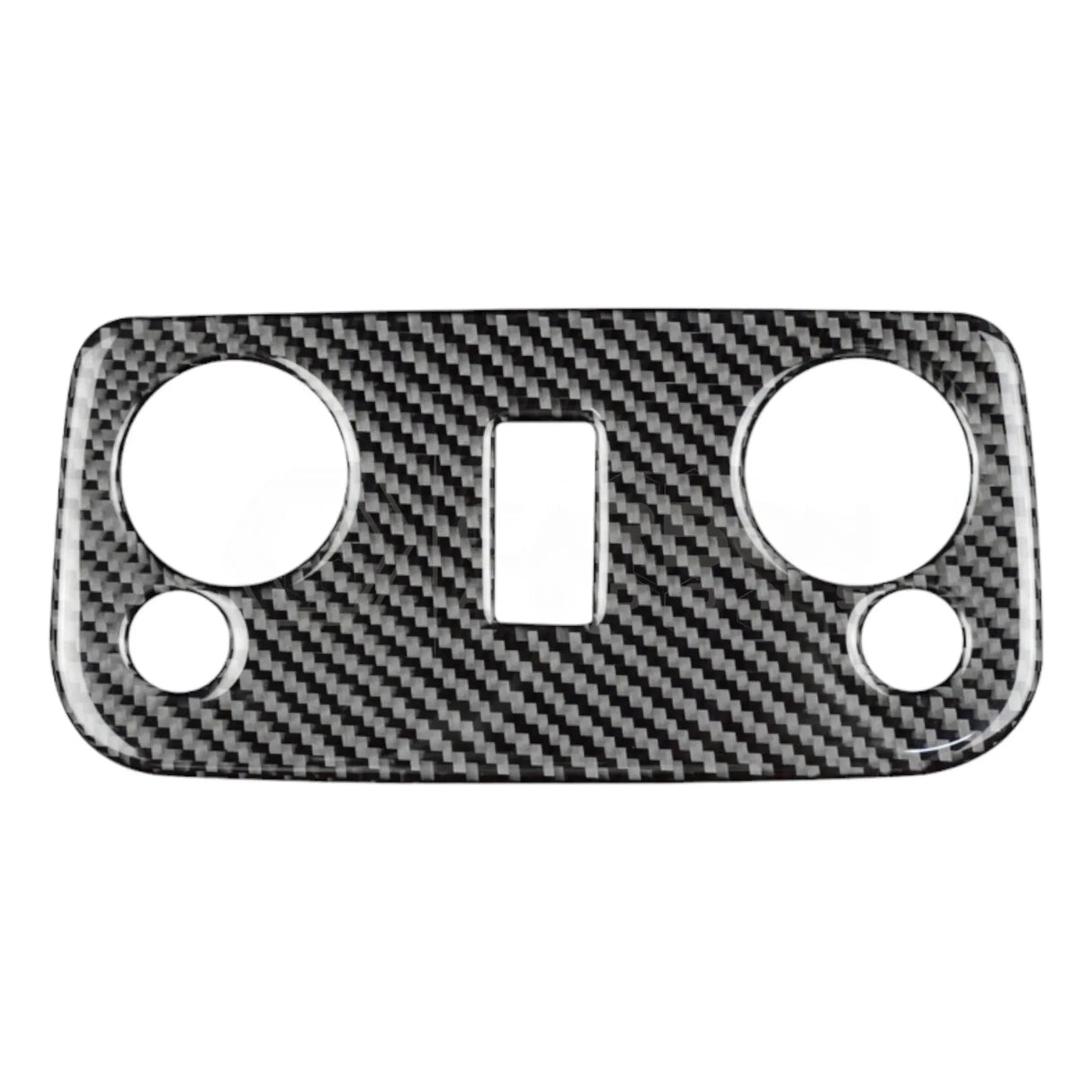 Real Carbon Fiber Overhead Dome Reading Light Trim Overlay For S197 Mustang 2005-2009