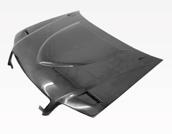 2005-2008 AUDI S4 4 doors Euro R Style Carbon Fiber Black Hood