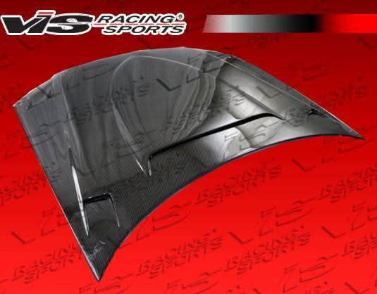2005-2008 AUDI S4 4 doors Euro R Style Carbon Fiber Black Hood