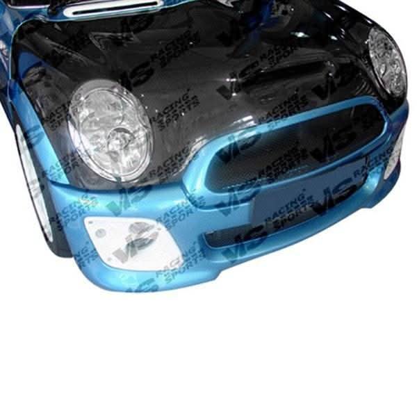 2005-2008 BMW Mini Cooper OEM Style Carbon Fiber Black Hood