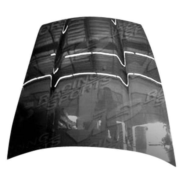 2005-2013 Chevrolet Corvette 2 doors OEM Style Carbon Fiber Black Hood