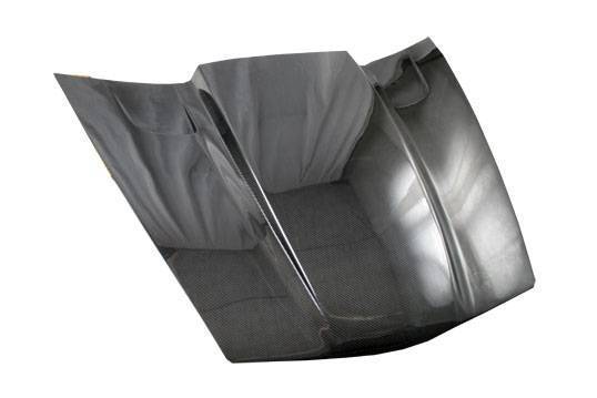 2005-2013 Chevrolet Corvette 2 doors PENTA Style Carbon Fiber Black Hood