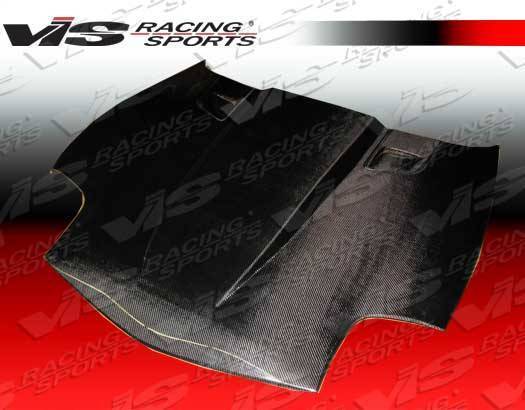 2005-2013 Chevrolet Corvette 2 doors PENTA Style Carbon Fiber Black Hood