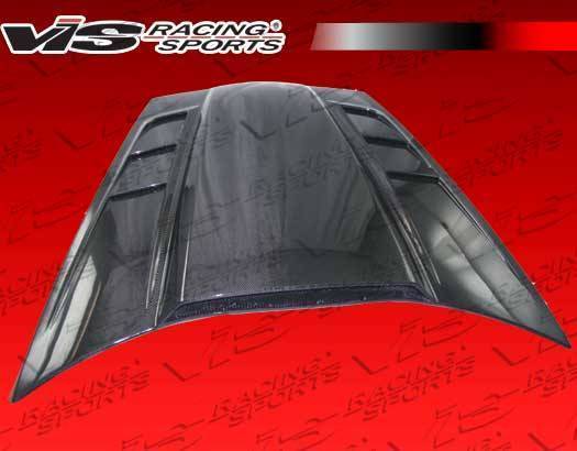 2005-2013 Chevrolet Corvette 2 doors SCV Style Carbon Fiber Black Hood