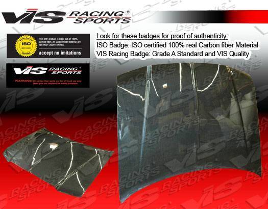 2005-2010 Chrysler 300 300C 4 doors OEM Style Carbon Fiber Black Hood