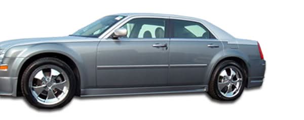 2005-2010 Chrysler 300 VIP Style Side Skirts Rocker Panels - FRP