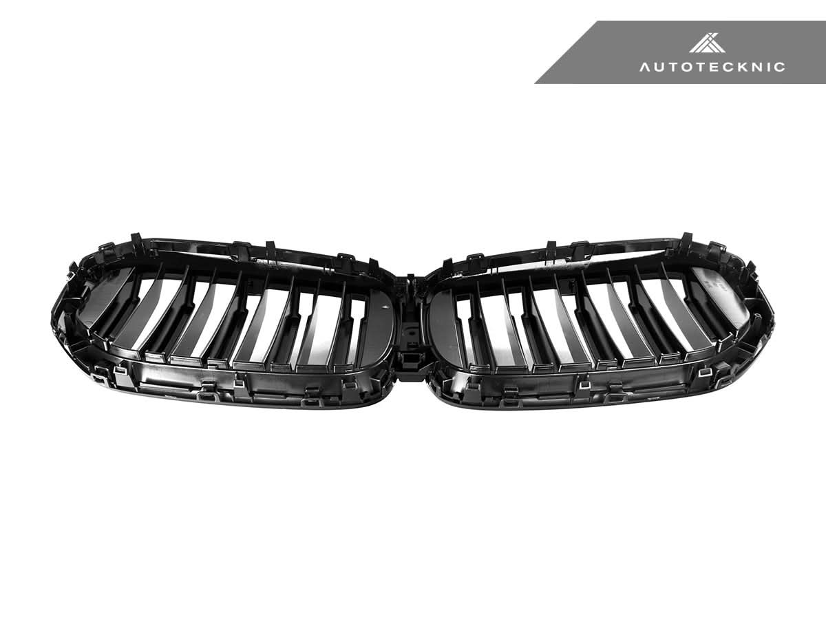 AutoTecknic Gloss Black Front Grille - BMW G60 5-Series