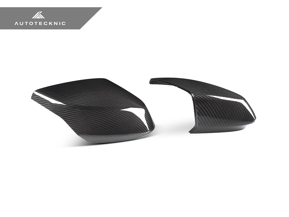 AutoTecknic Replacement Dry Carbon Mirror Covers - Chevrolet C8 Corvette