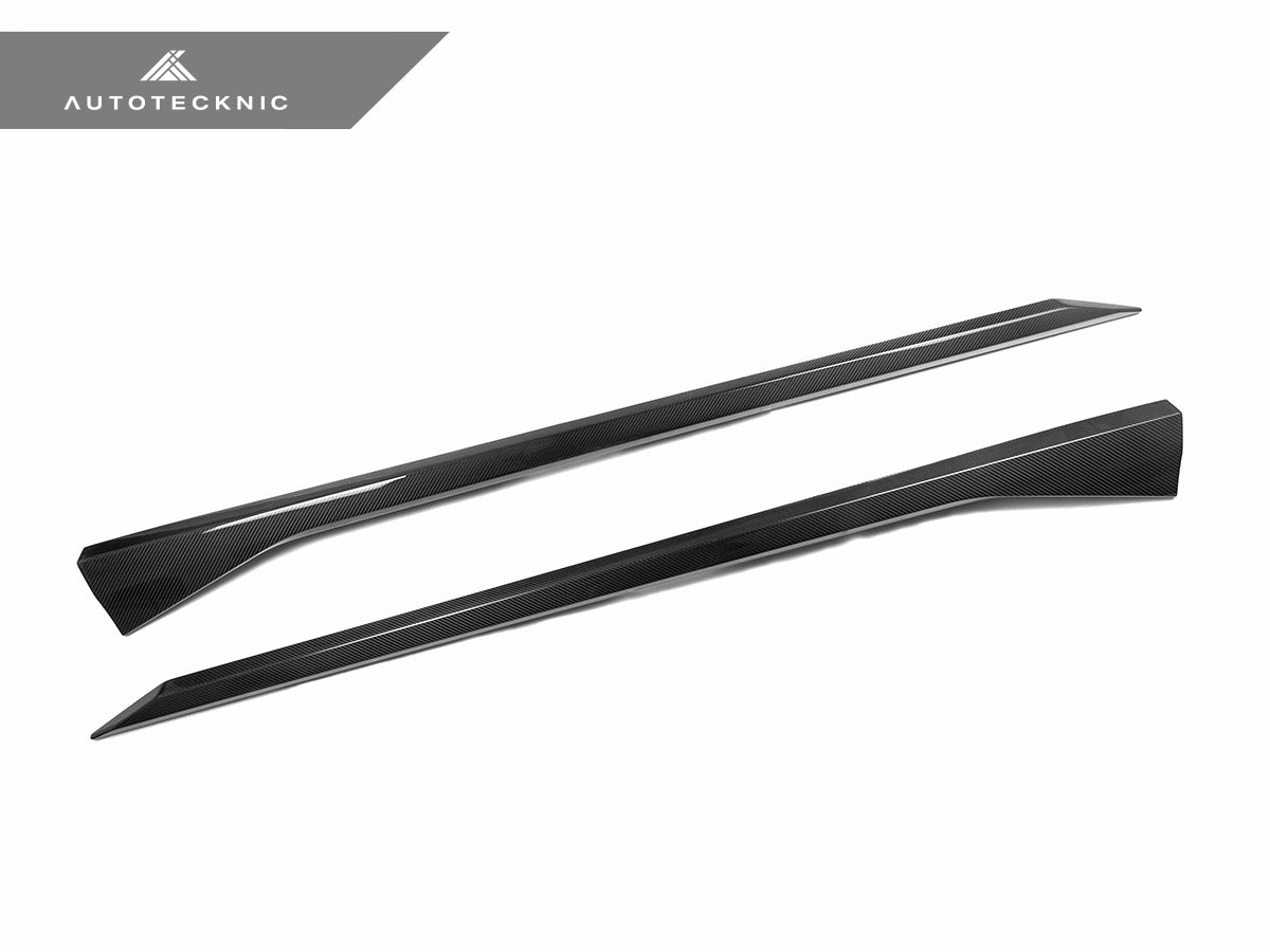 AutoTecknic Dry Carbon Fiber Side Skirt Extension Set - G90/ G99 M5
