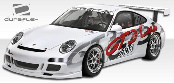 2005-2011 Porsche 911 Carrera Cup Car Look Front Bumper Cover - 3 Piece