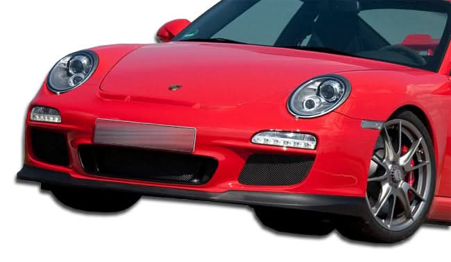 2005-2011 Porsche 911 Carrera GT3-V2 Look Front Lip Spoiler - FRP