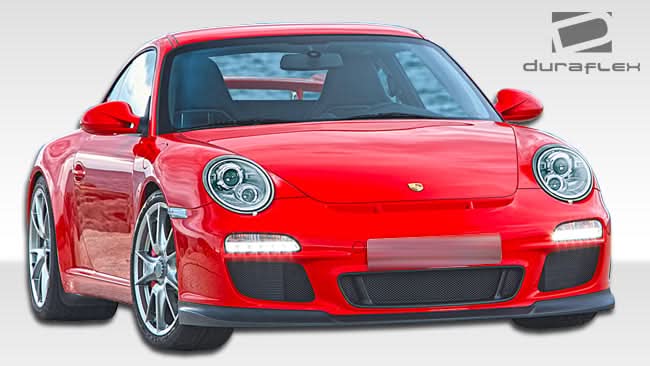 2005-2011 Porsche 911 Carrera GT3-V2 Look Front Lip Spoiler - FRP