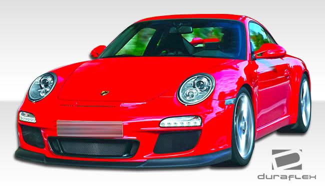 2005-2011 Porsche 911 Carrera GT3-V2 Look Front Lip Spoiler - FRP