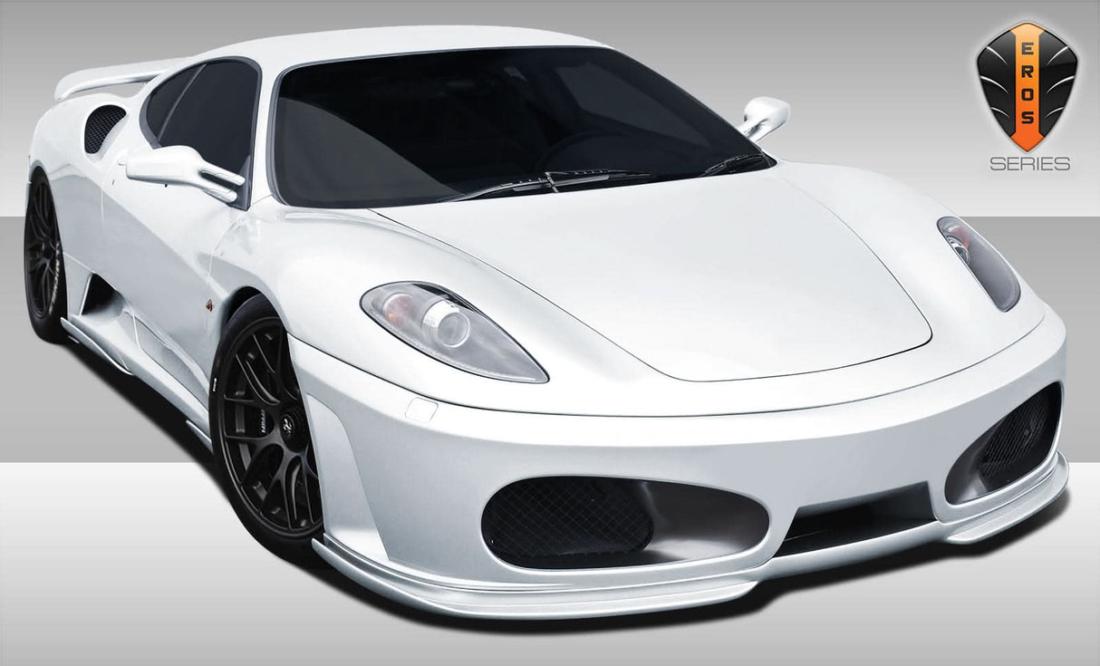 2005-2009 Ferrari F430 Eros Style Front Lip Under Spoiler - FRP