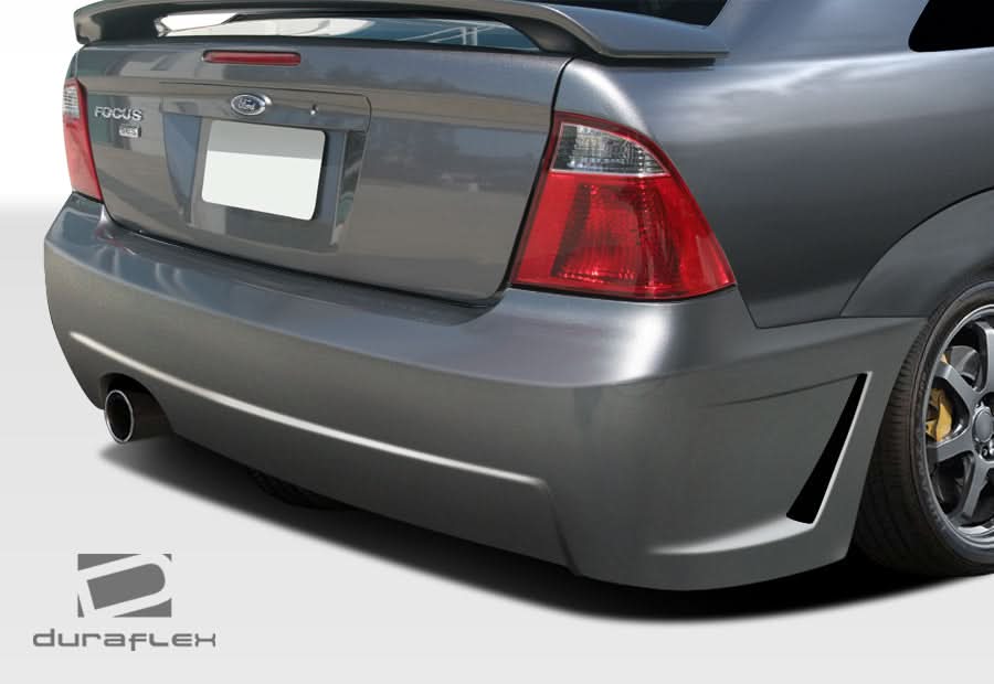 2005-2007 Ford Focus B-2 Style Rear Bumper Cover - 1 Piece - FRP