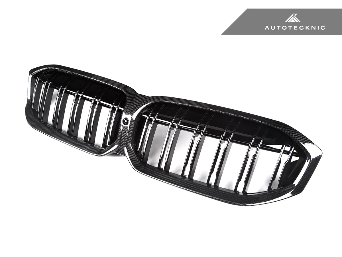 AutoTecknic Dry Carbon Fiber Dual-Slat Front Grille - G20 3-Series LCI