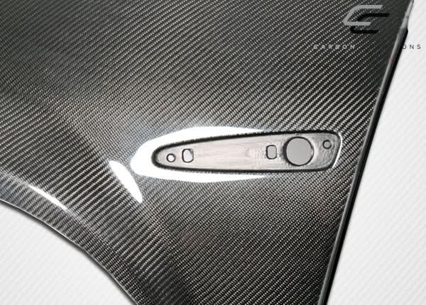 2005-2013 Chevrolet Corvette C6 ZR Edition Style Rear Fenders - Carbon Fiber