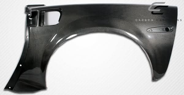 2005-2013 Chevrolet Corvette C6 ZR Edition Style Rear Fenders - Carbon Fiber