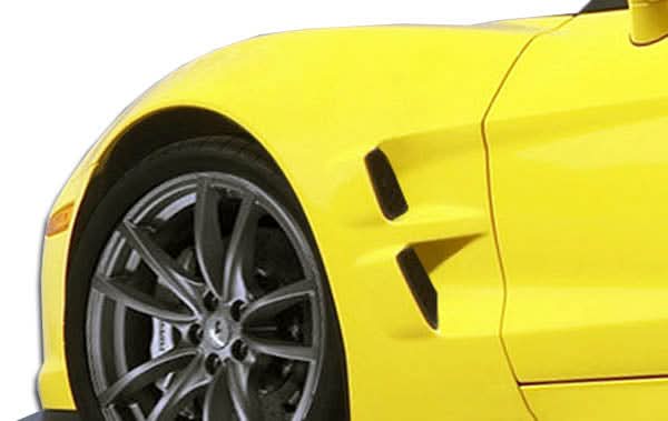 2005-2013 Chevrolet Corvette C6 ZR Edition Style Front Fenders - FRP