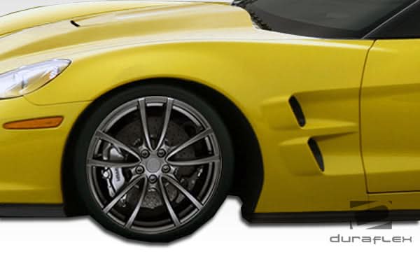 2005-2013 Chevrolet Corvette C6 ZR Edition Style Front Fenders - FRP