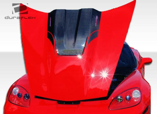 2005-2013 Chevrolet Corvette C6 ZR Edition Style Hood - FRP