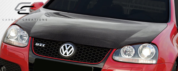 2005-2010 Volkswagen Jetta / 2006-2009 Golf GTI Rabbit OEM Look Hood - Carbon Fiber
