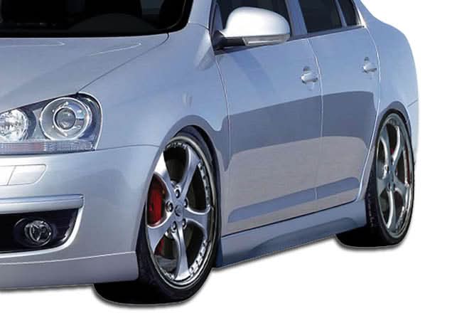 2005-2010 Volkswagen Jetta / 2006-2009 Golf GTI Rabbit Executive Style Side Skirts Rocker Panels - 2 Piece - FRP