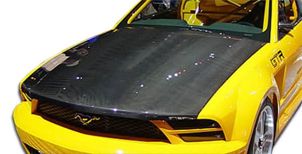 2005-2009 Ford Mustang OEM Look Hood - Carbon Fiber