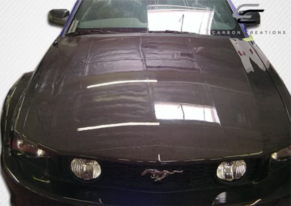 2005-2009 Ford Mustang OEM Look Hood - Carbon Fiber