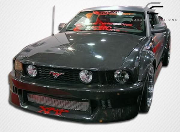 2005-2009 Ford Mustang OEM Look Hood - Carbon Fiber