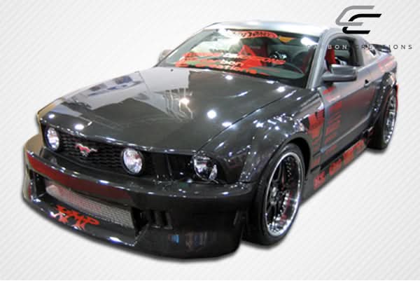 2005-2009 Ford Mustang OEM Look Hood - Carbon Fiber