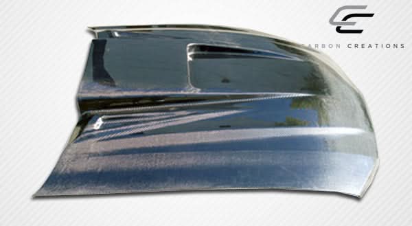 2005-2009 Ford Mustang Spyder3 Style Hood - Carbon Fiber