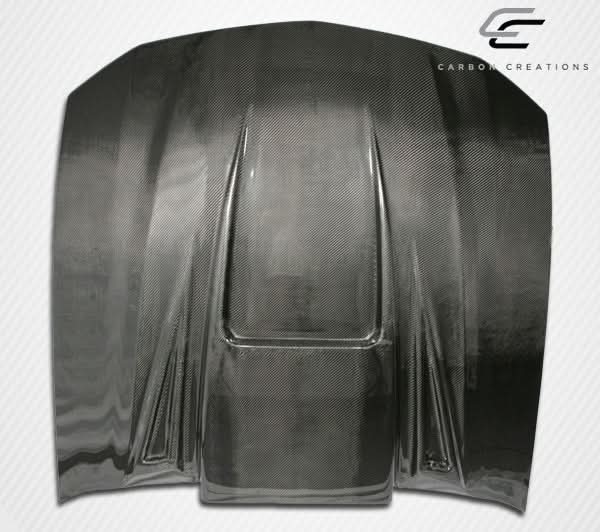 2005-2009 Ford Mustang Spyder3 Style Hood - Carbon Fiber