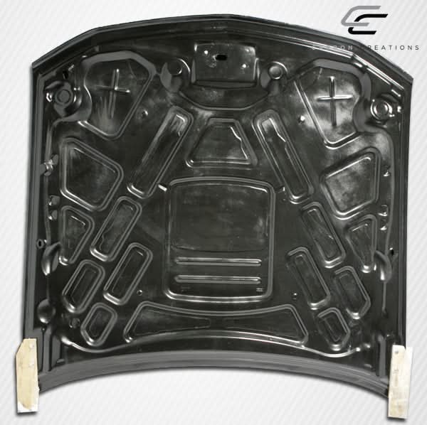 2005-2009 Ford Mustang Spyder3 Style Hood - Carbon Fiber