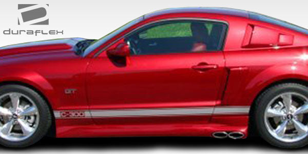 2005-2009 Ford Mustang Couture Polyurethane CVX Side Scoop - 2 Piece