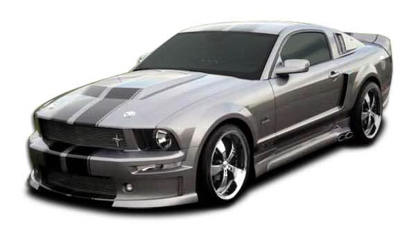 2005-2009 Ford Mustang CVX Style Body Kit 4 Piece - FRP